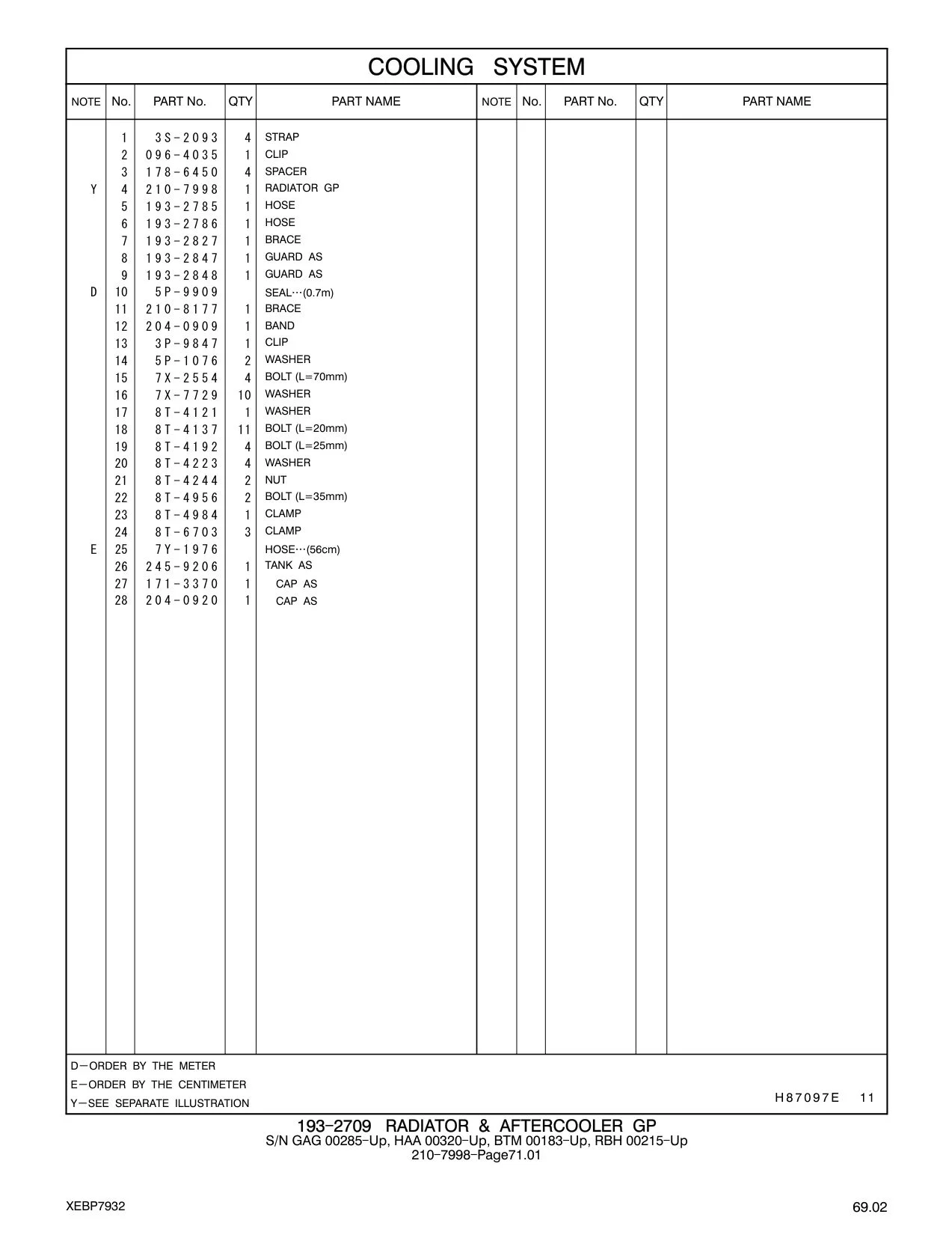 210-8177 BRACE CAT parts manual diagram