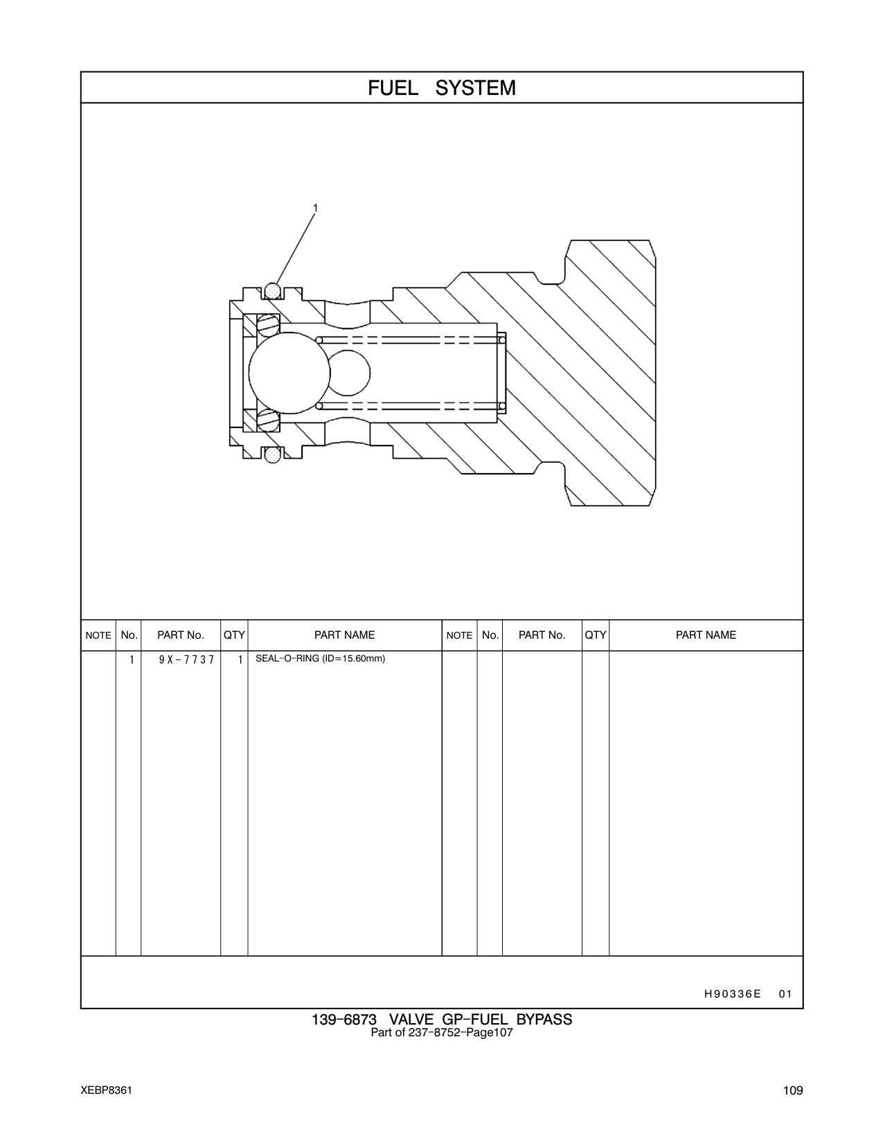 9X-7737 - SEAL-O-RING