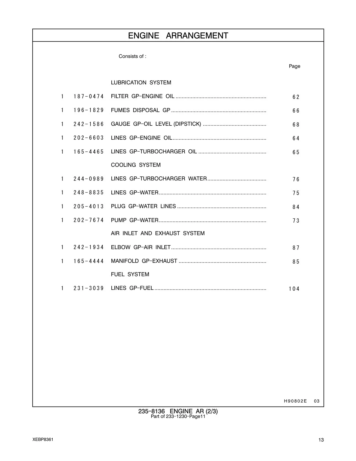 1231-3039 - LINES GP - FUEL ..........................................................................