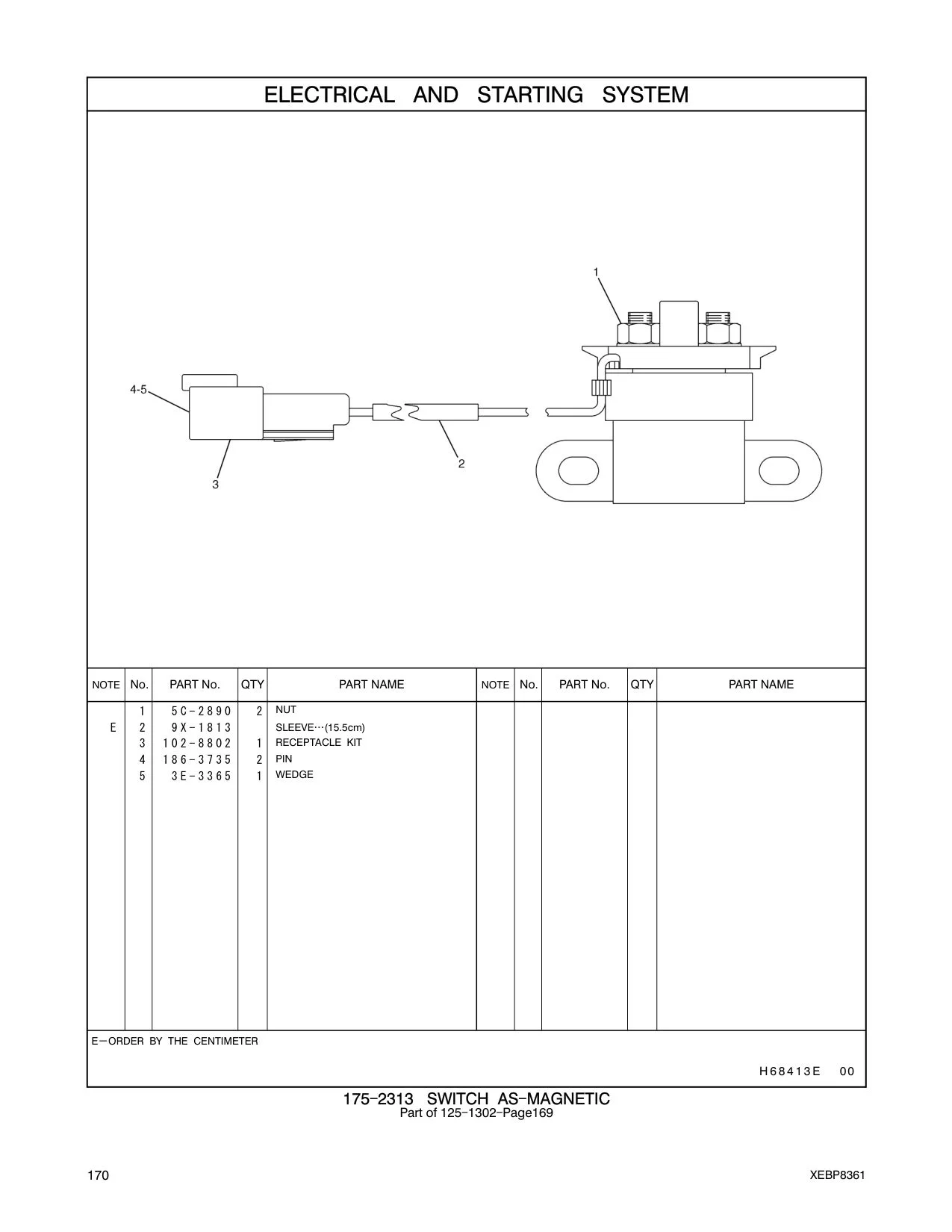 9X-1813 - SLEEVE (15.5cm)