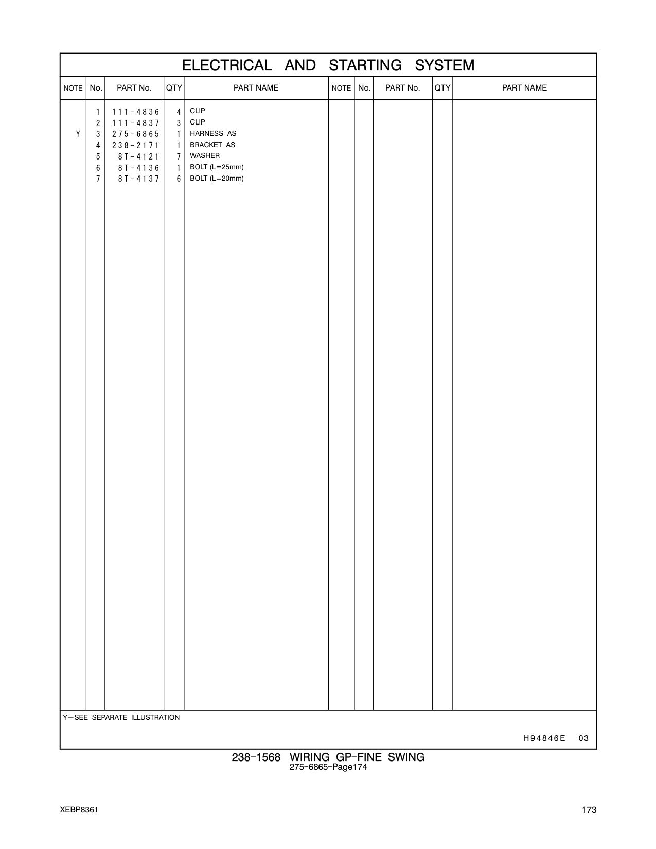 238-2171 BRACKET AS CAT parts manual diagram