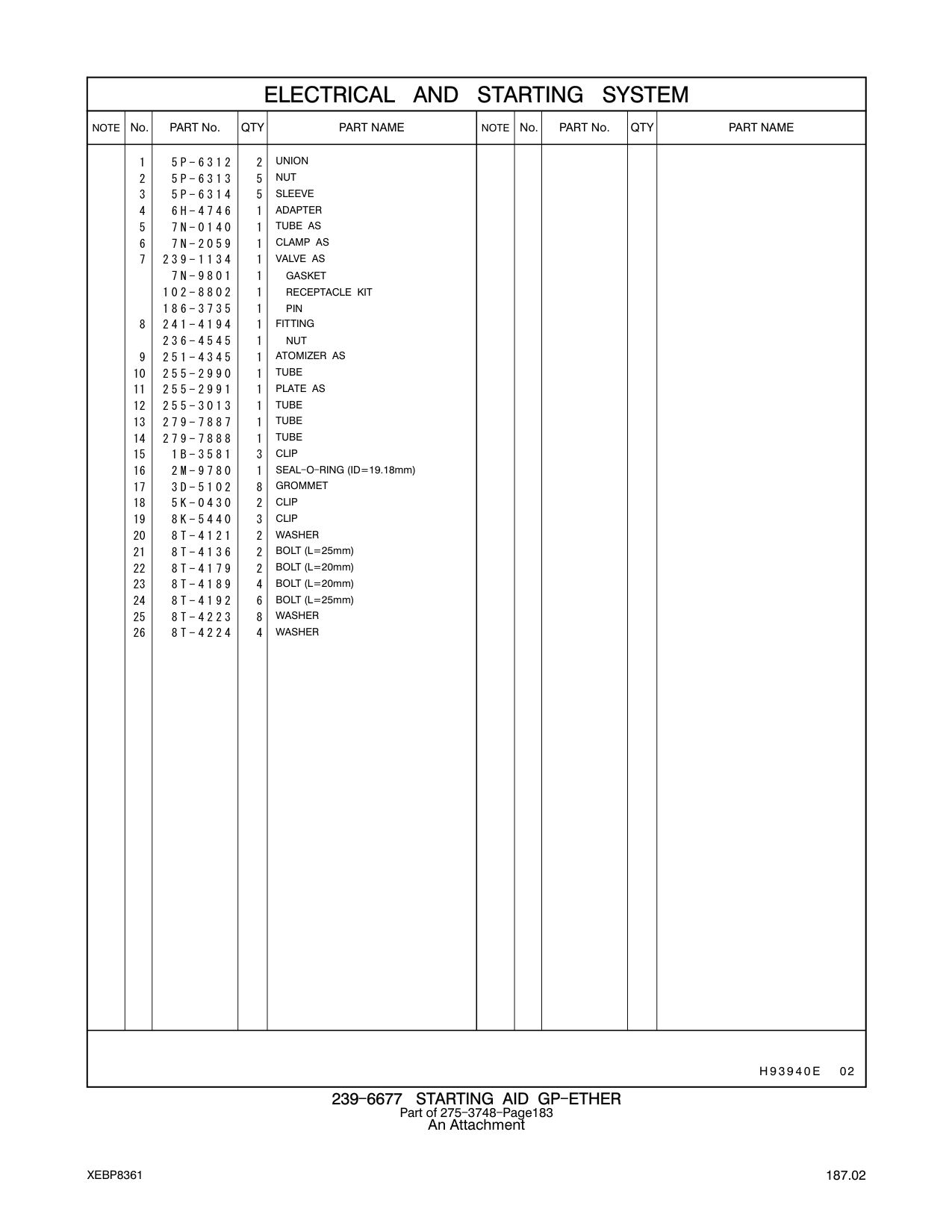 255-2991 PLATE AS CAT parts manual diagram