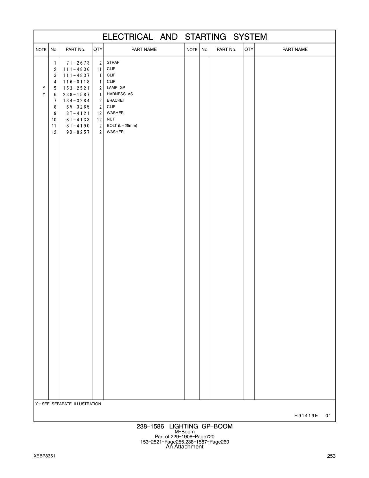 238-1587 HARNESS AS CAT parts manual diagram