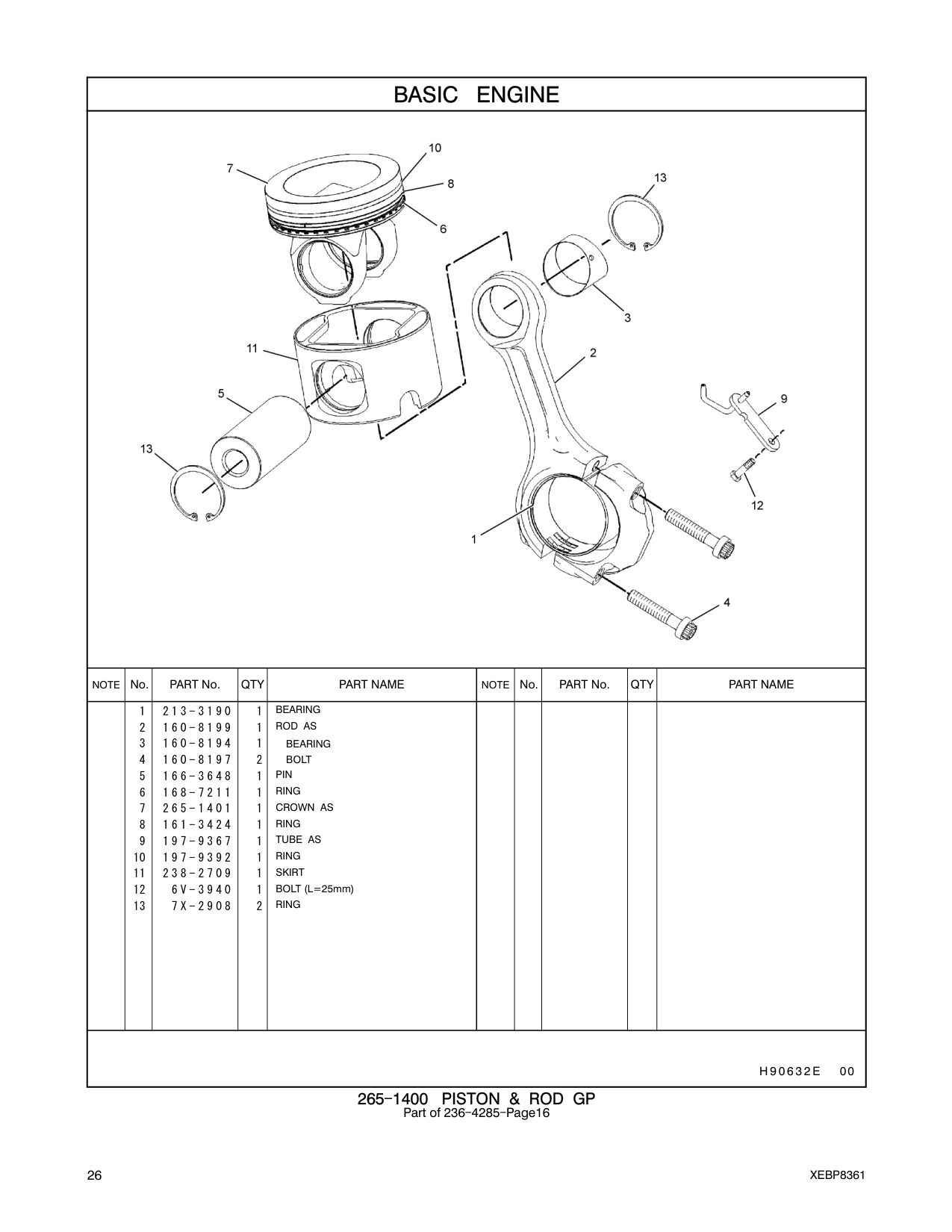 197-9367 TUBE AS (PISTON COOLING JET) CAT parts manual diagram