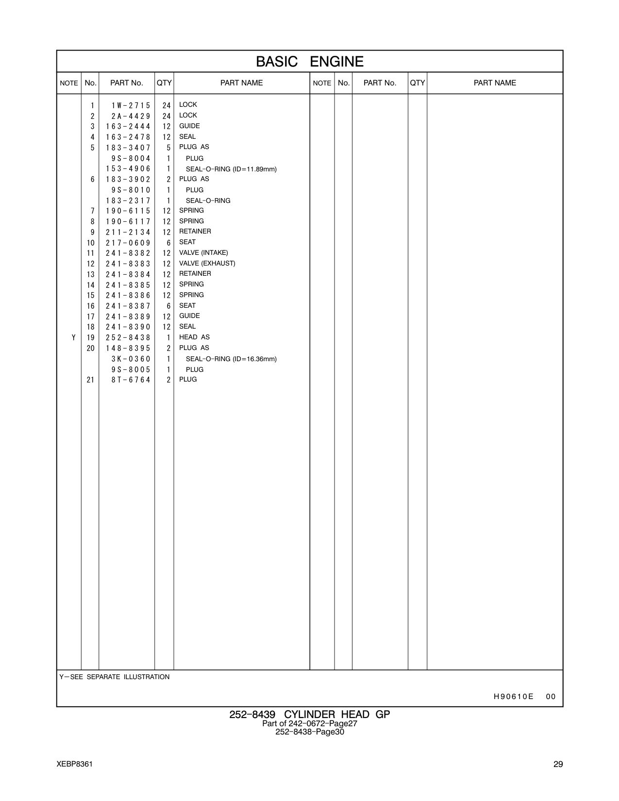 241-8389 GUIDE CAT parts manual diagram