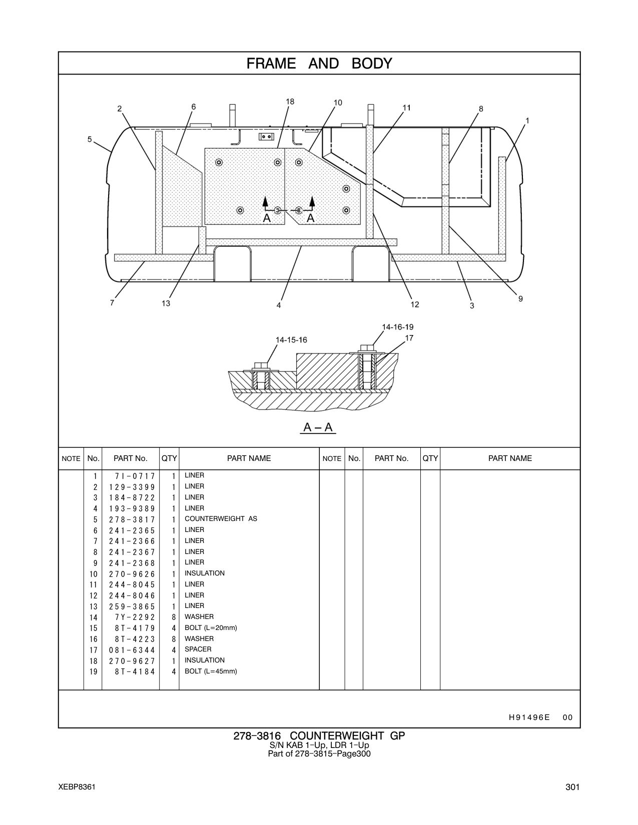 270-9626 INSULATION CAT parts manual diagram