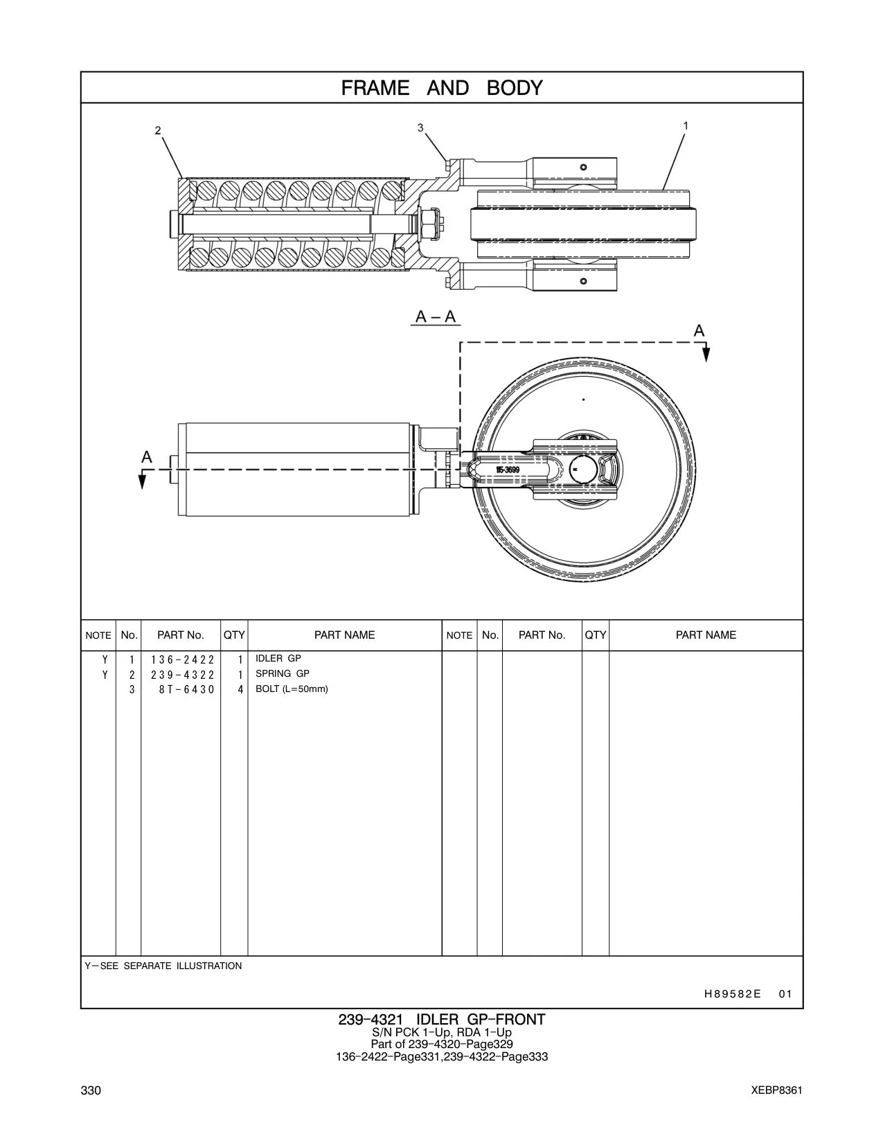 136-2422 - IDLER GP