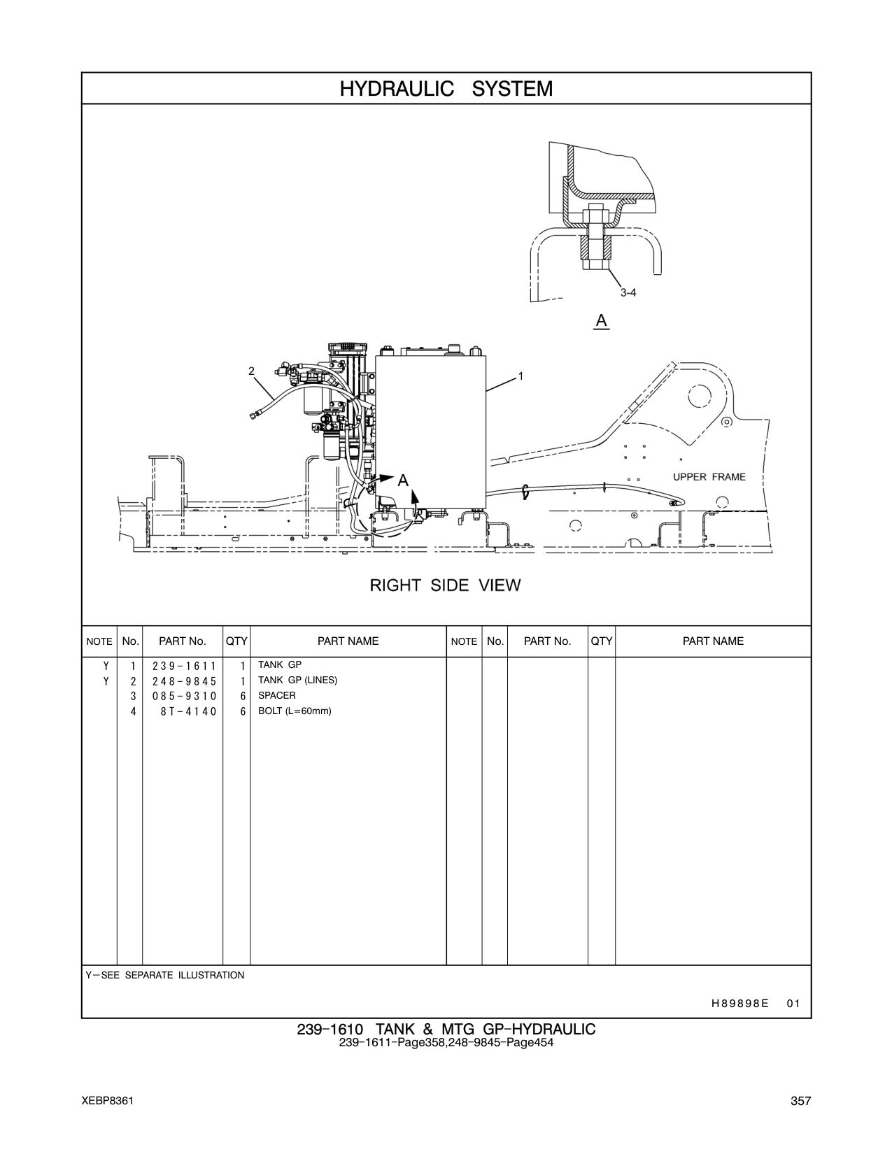 239-1611 TANK GP CAT parts manual diagram