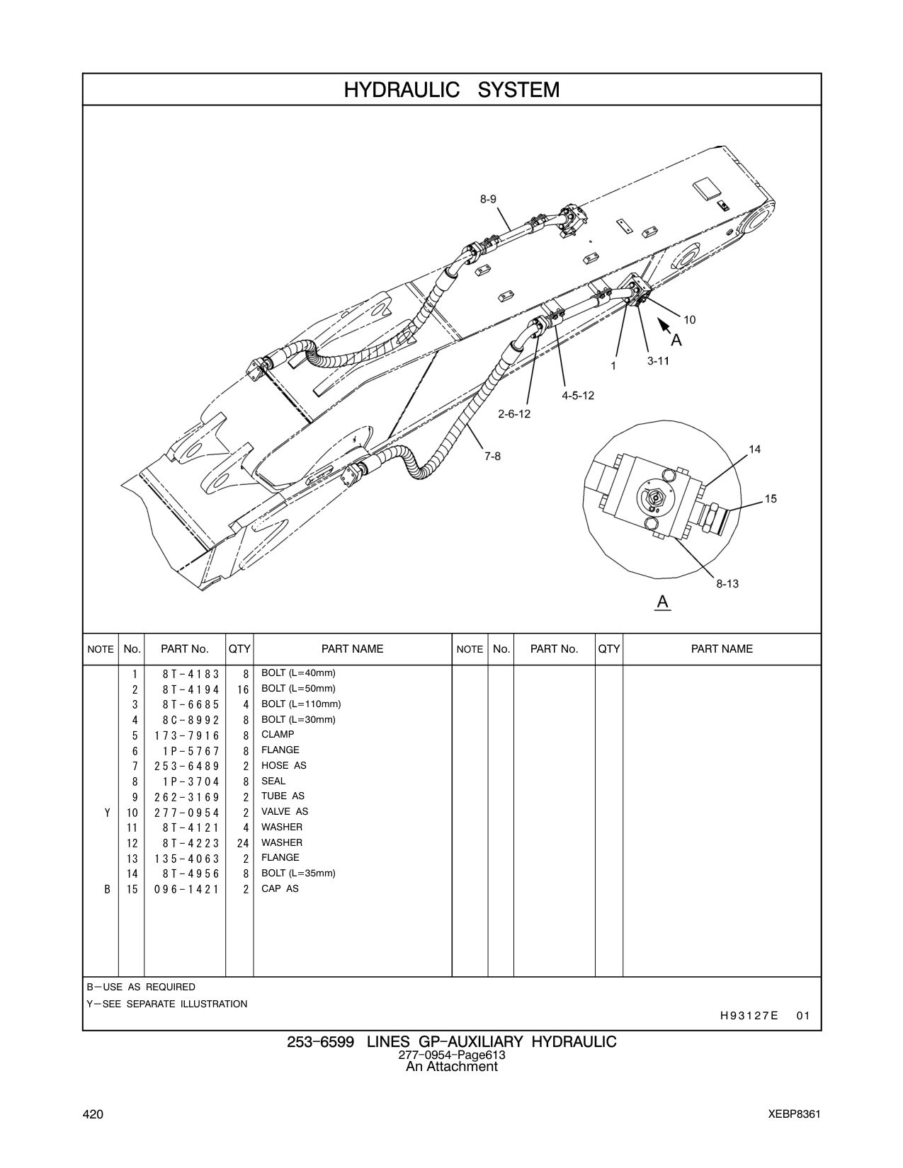 262-3169 TUBE AS CAT parts manual diagram
