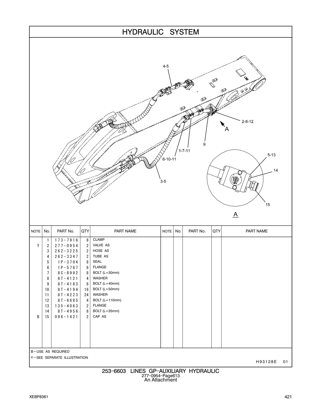 262-3347 TUBE AS CAT parts manual diagram