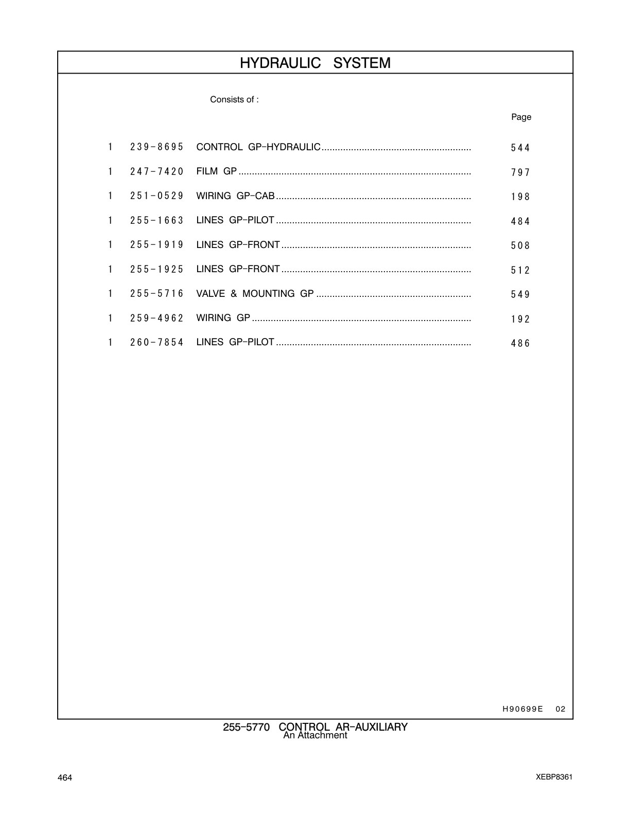 255-1663 - LINES GP-PILOT