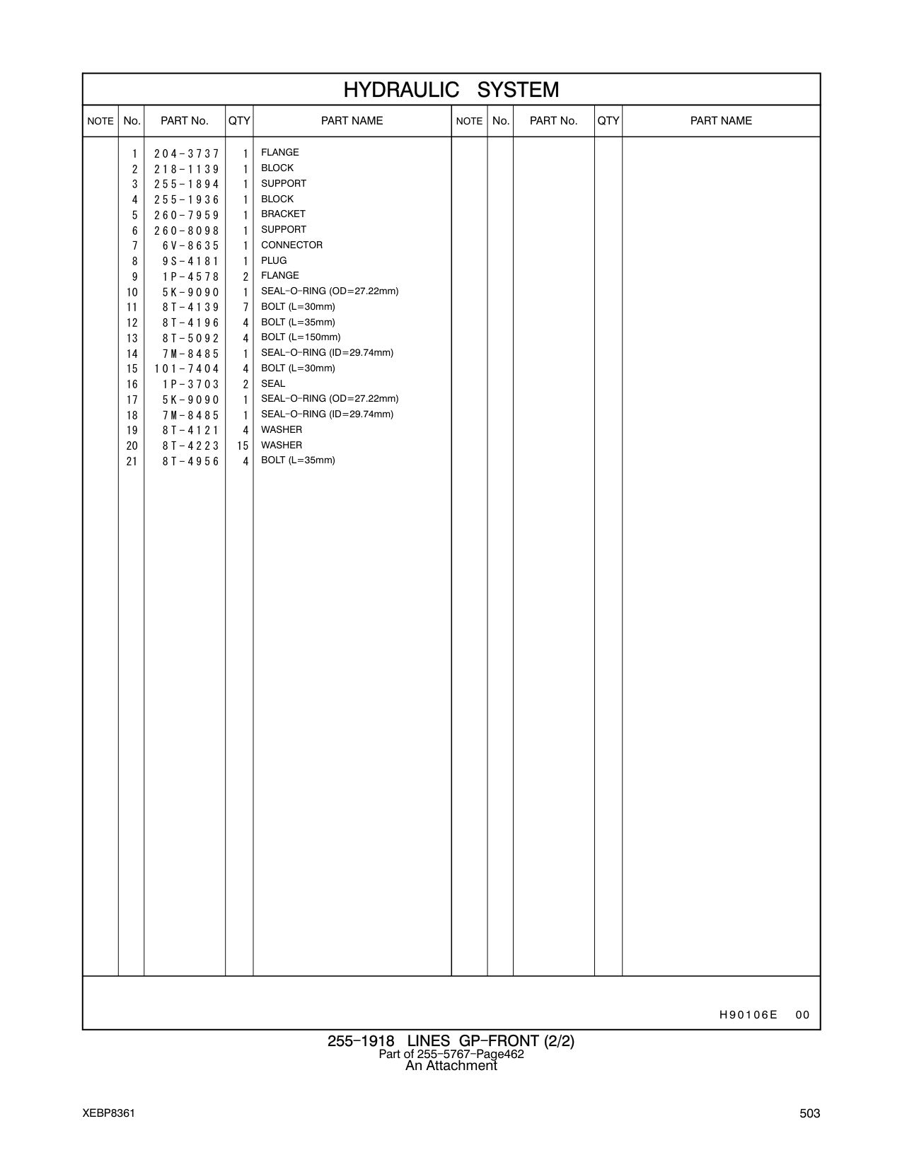 260-8098 SUPPORT CAT parts manual diagram