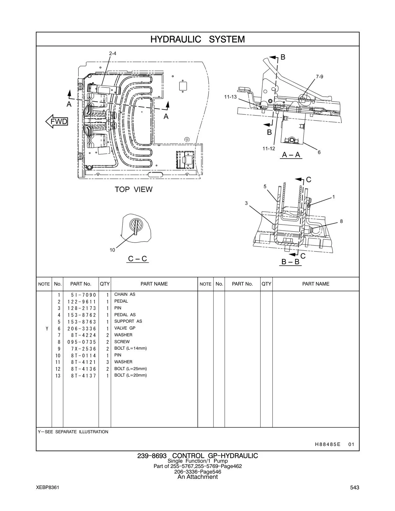 206-3336 - VALVE GP