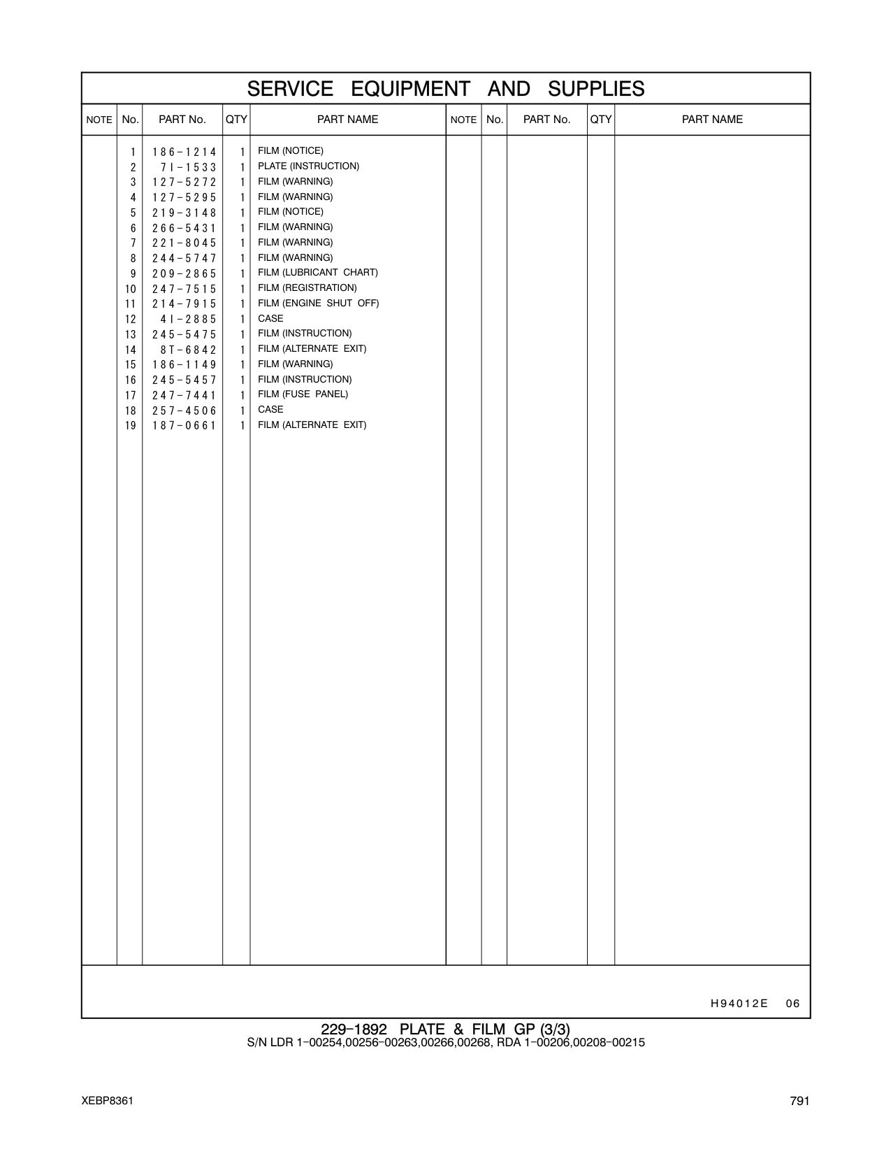 247-7515 - FILM (REGISTRATION)