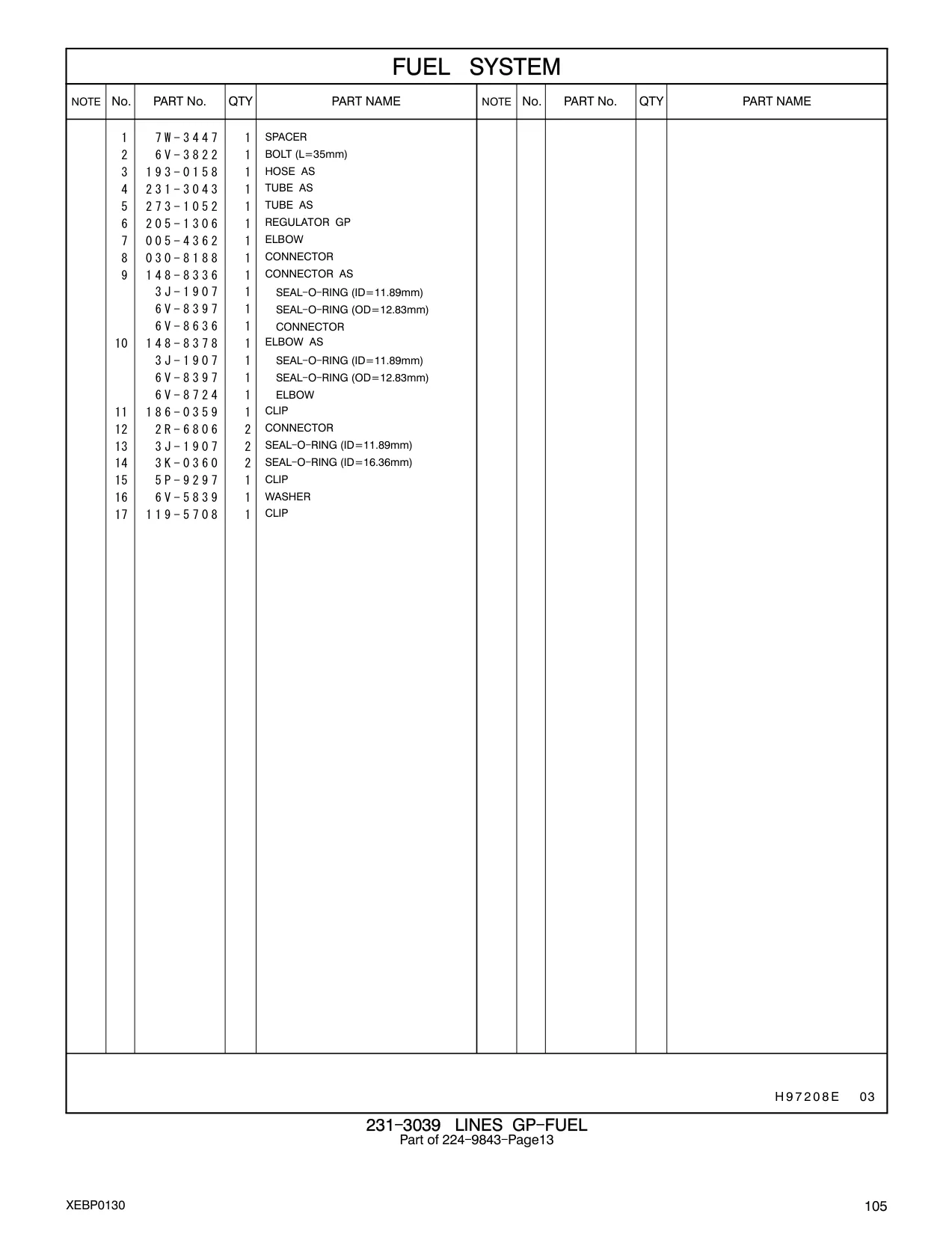 273-1052 - TUBE AS