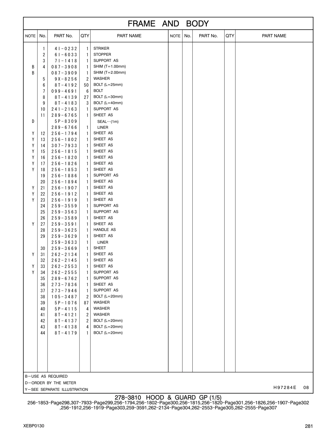 289-6765 - SHEET AS