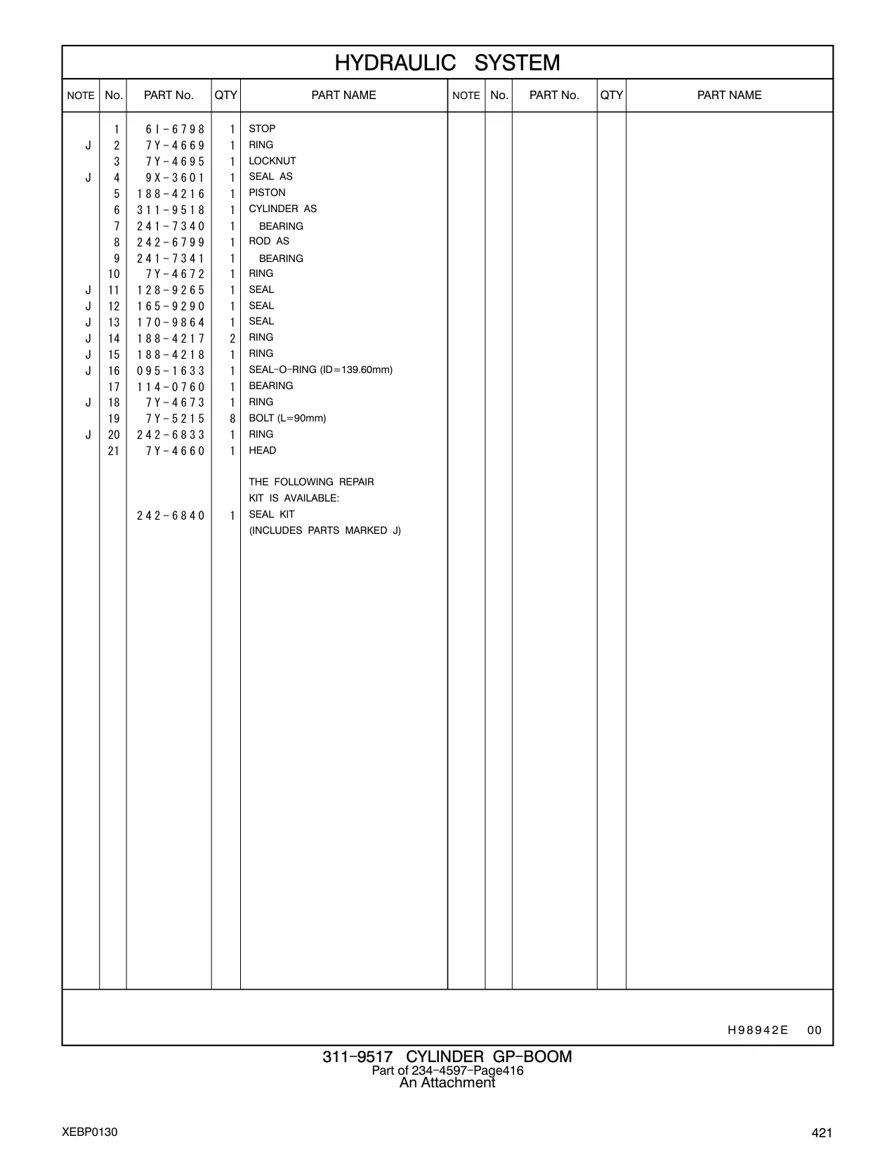 311-9518 - CYLINDER AS