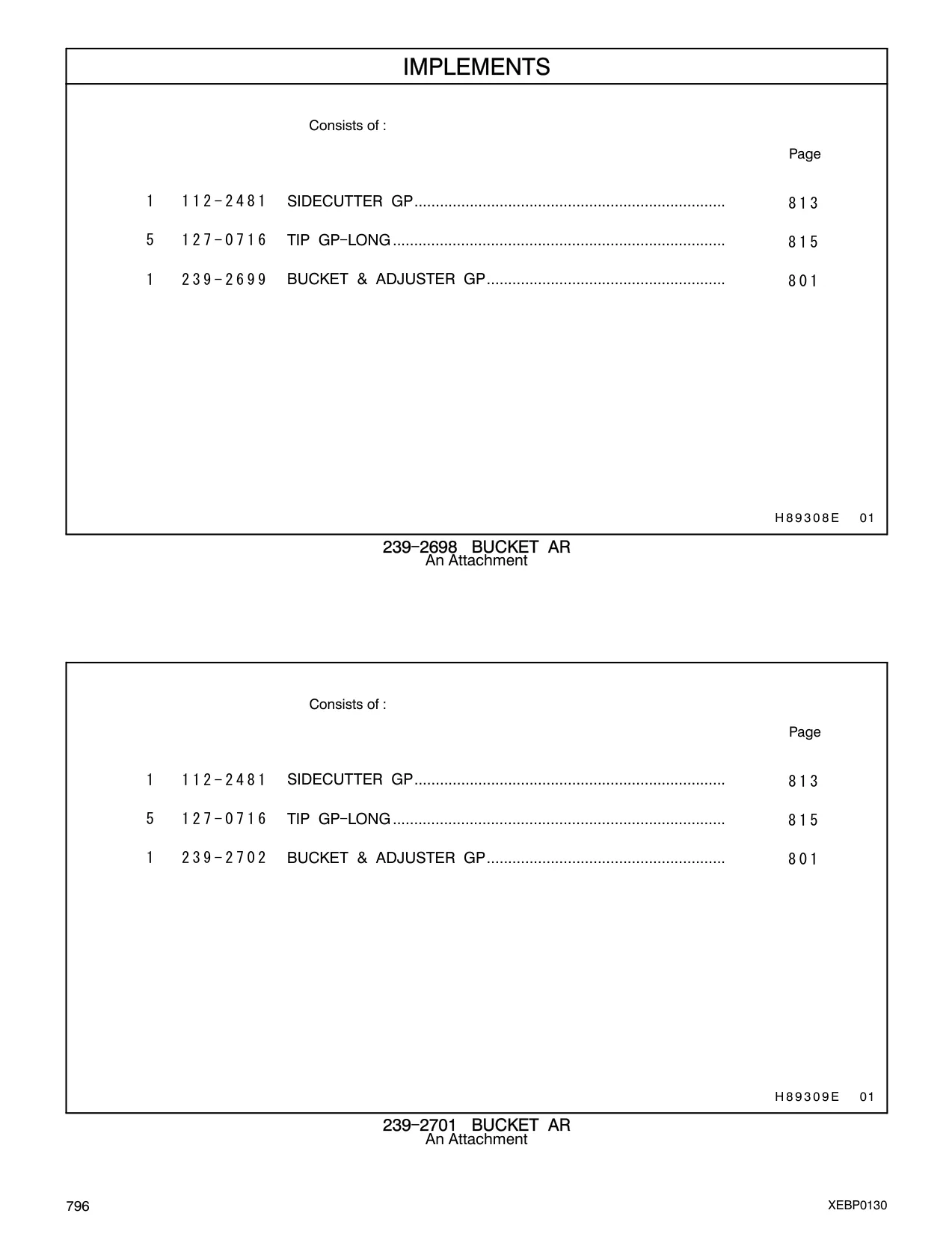 112-2481 SIDECUTTER GP......................................................................... CAT parts diagram