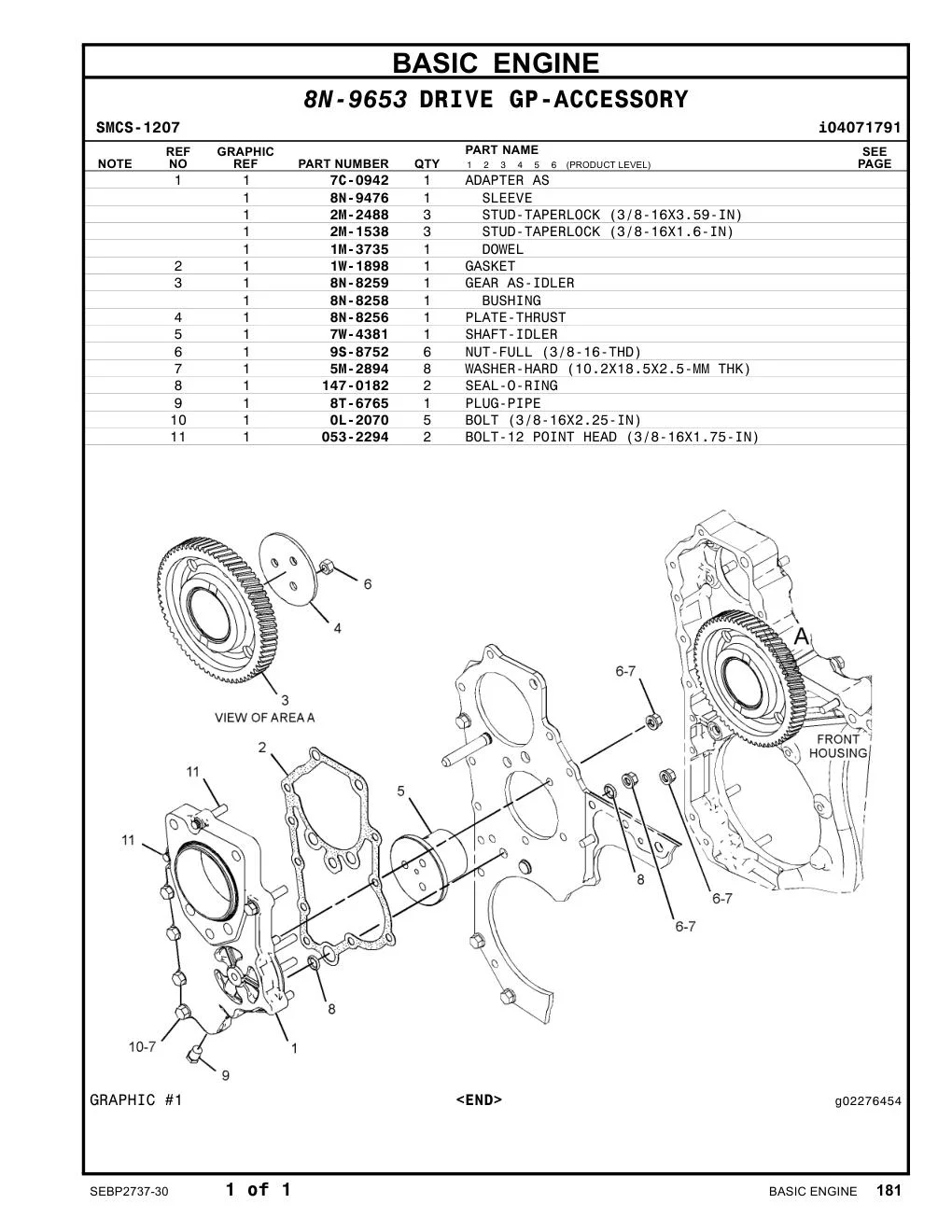 8T-6765 - PLUG-PIPE