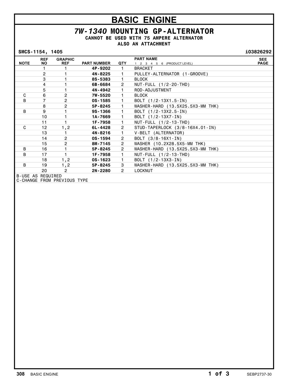 2N-2280 LOCKNUT CAT parts manual diagram