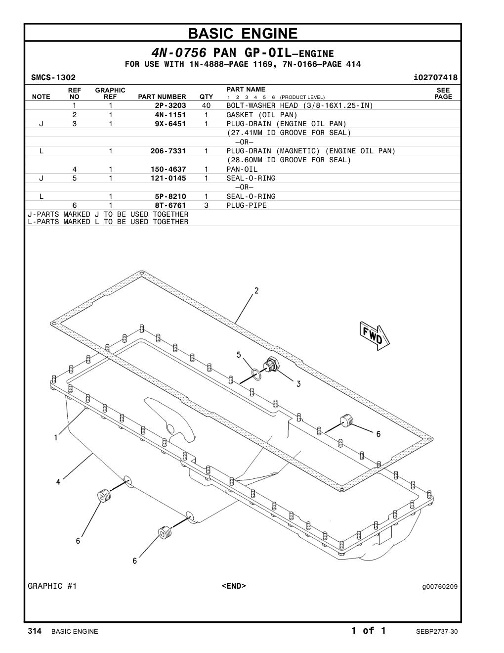 2P-3203 BOLT-WASHER HEAD (3/8-16X1.25-IN) CAT parts manual diagram