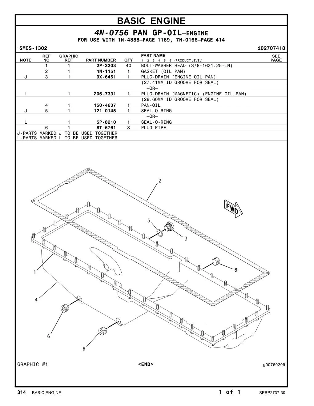 5P-8210 - SEAL-O-RING