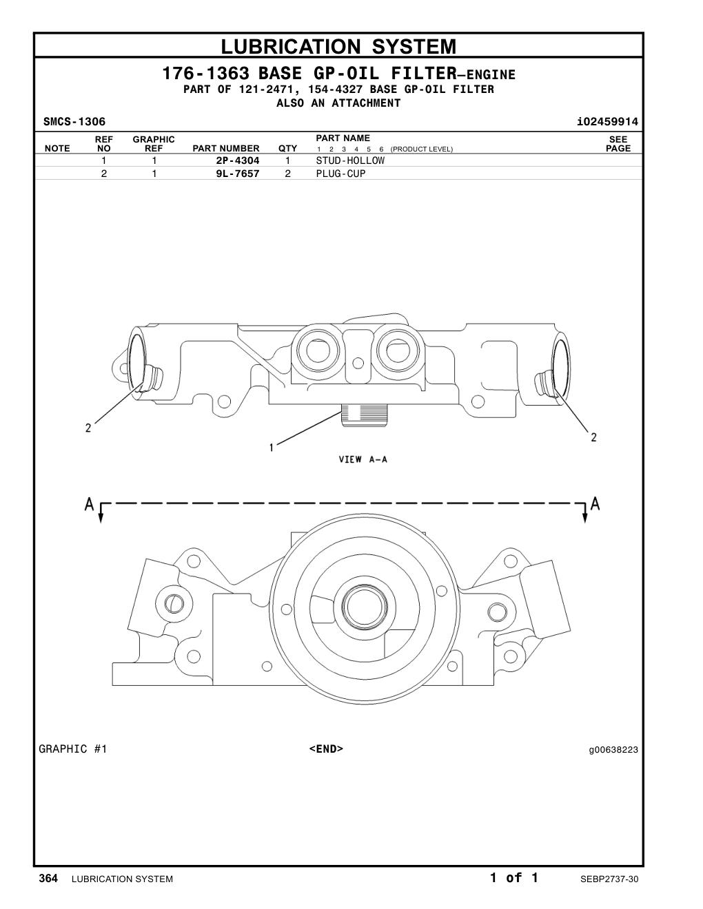 9L-7657 - PLUG-CUP