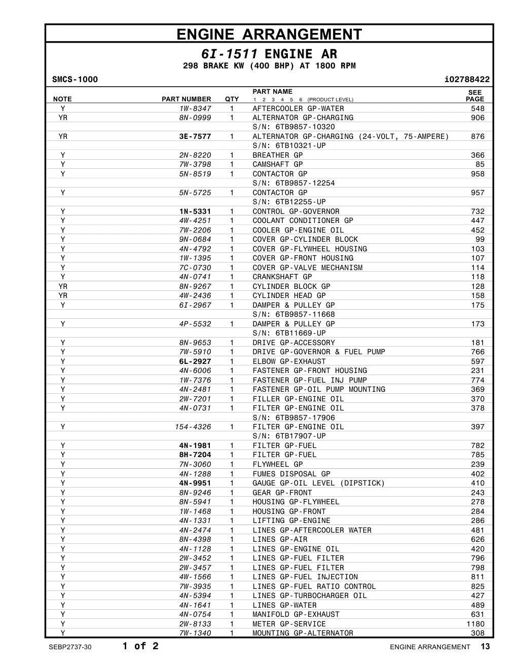 8H-7204 - FILTER GP-FUEL