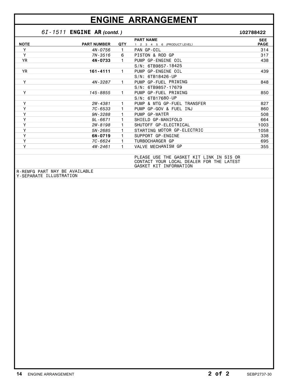 5N-2685 - STARTING MOTOR GP-ELECTRIC