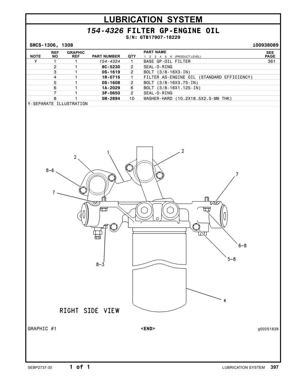 154-4324 - BASE GP-OIL FILTER