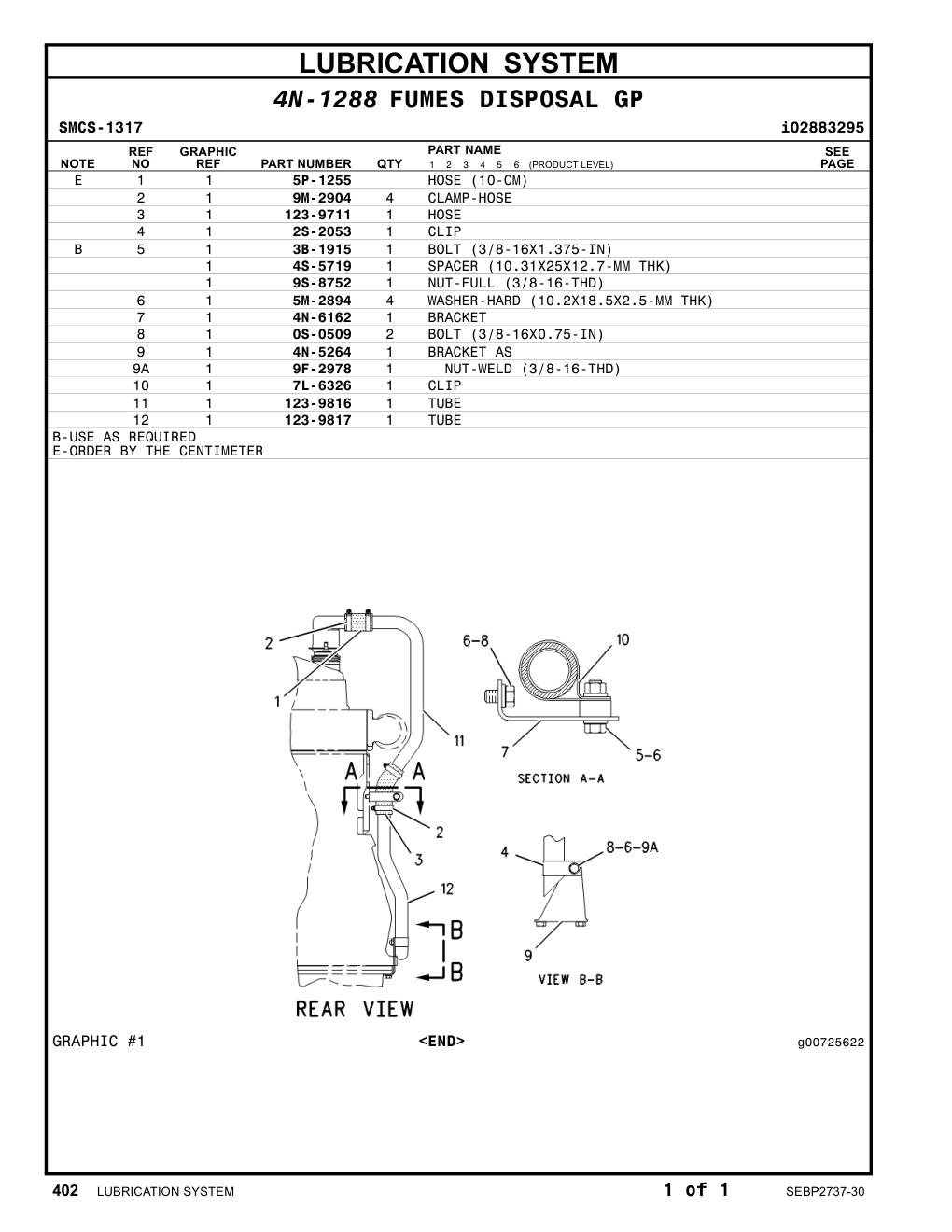 4N-6162 BRACKET CAT parts manual diagram