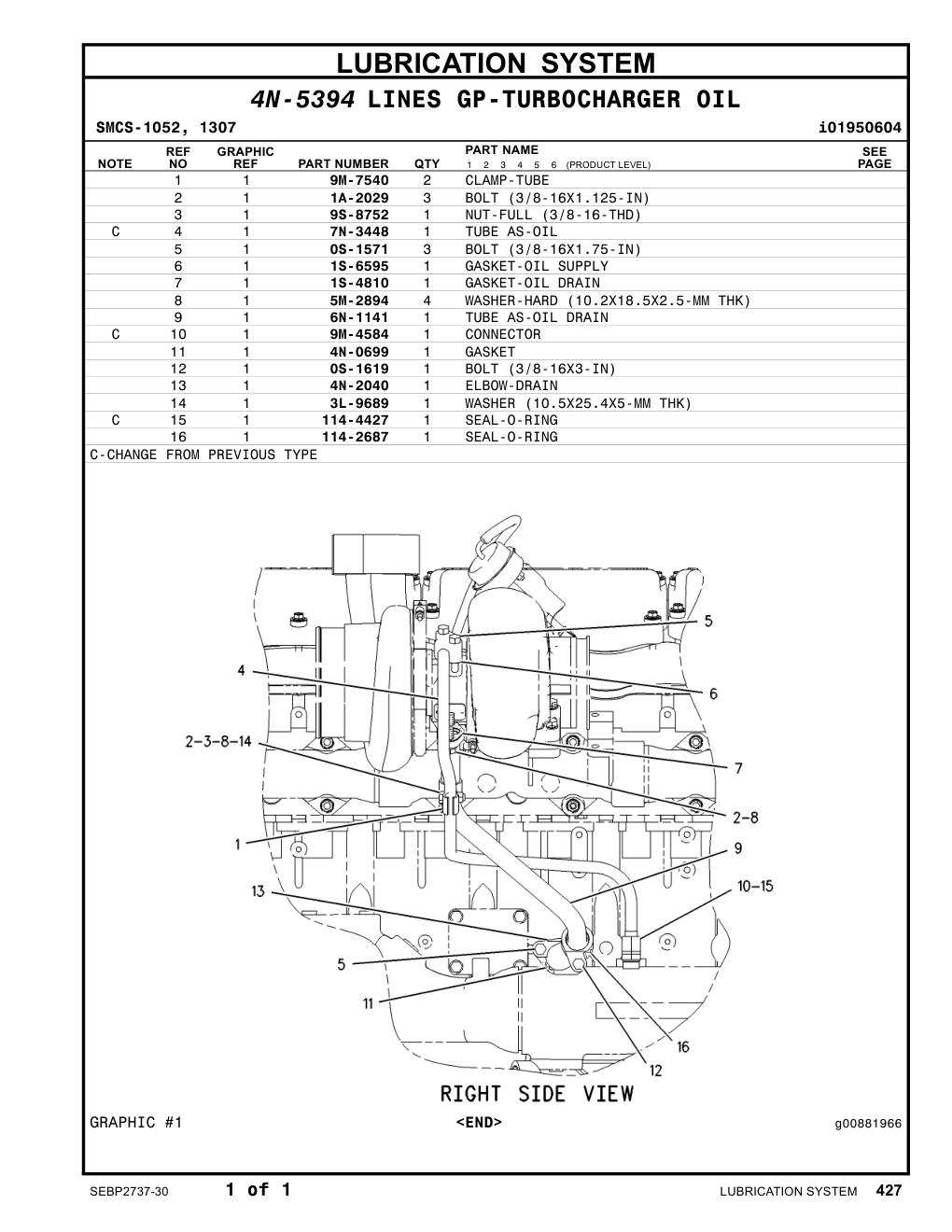 4N-2040 ELBOW-DRAIN CAT parts manual diagram