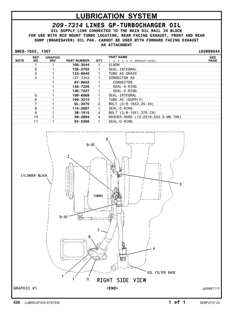 199-3212 TUBE AS (SUPPLY) CAT parts manual diagram