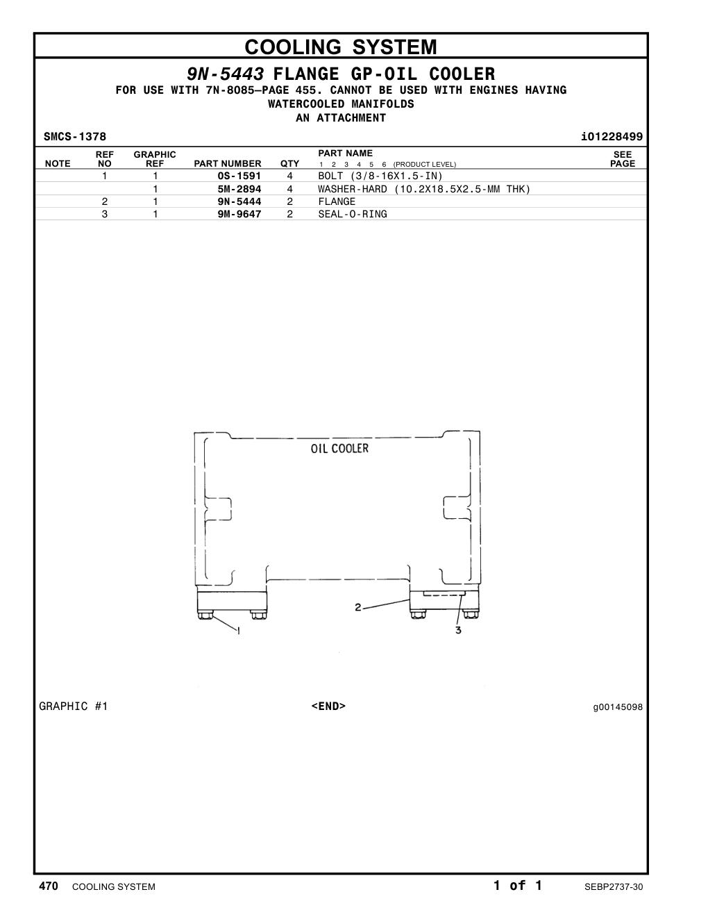 9N-5444 - FLANGE