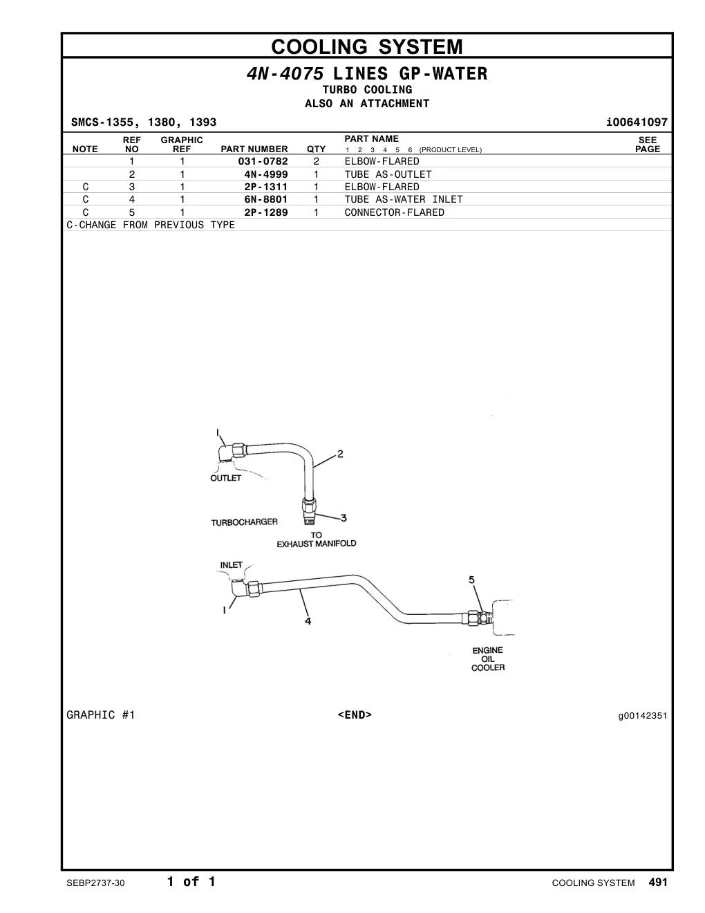 6N-8801 - TUBE AS-WATER INLET