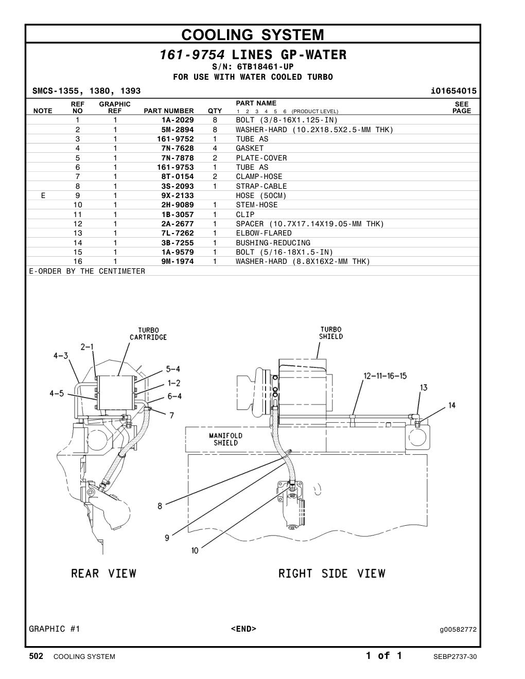 7N-7878 PLATE-COVER · S/N 6TB18461-UP CAT parts manual diagram