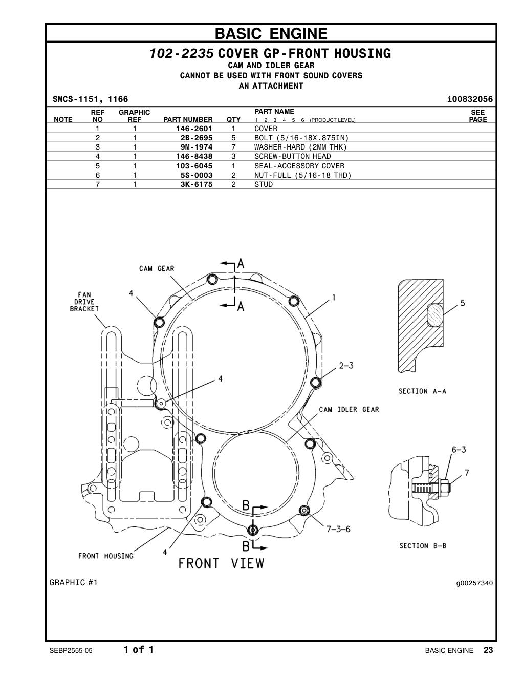 3K-6175 STUD CAT parts manual diagram