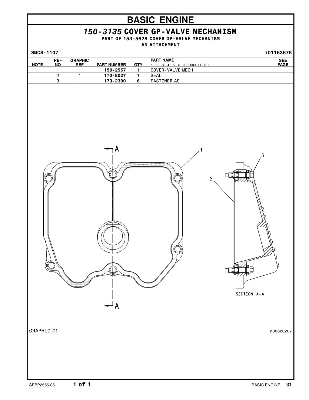 173-2390 FASTENER AS CAT parts manual diagram