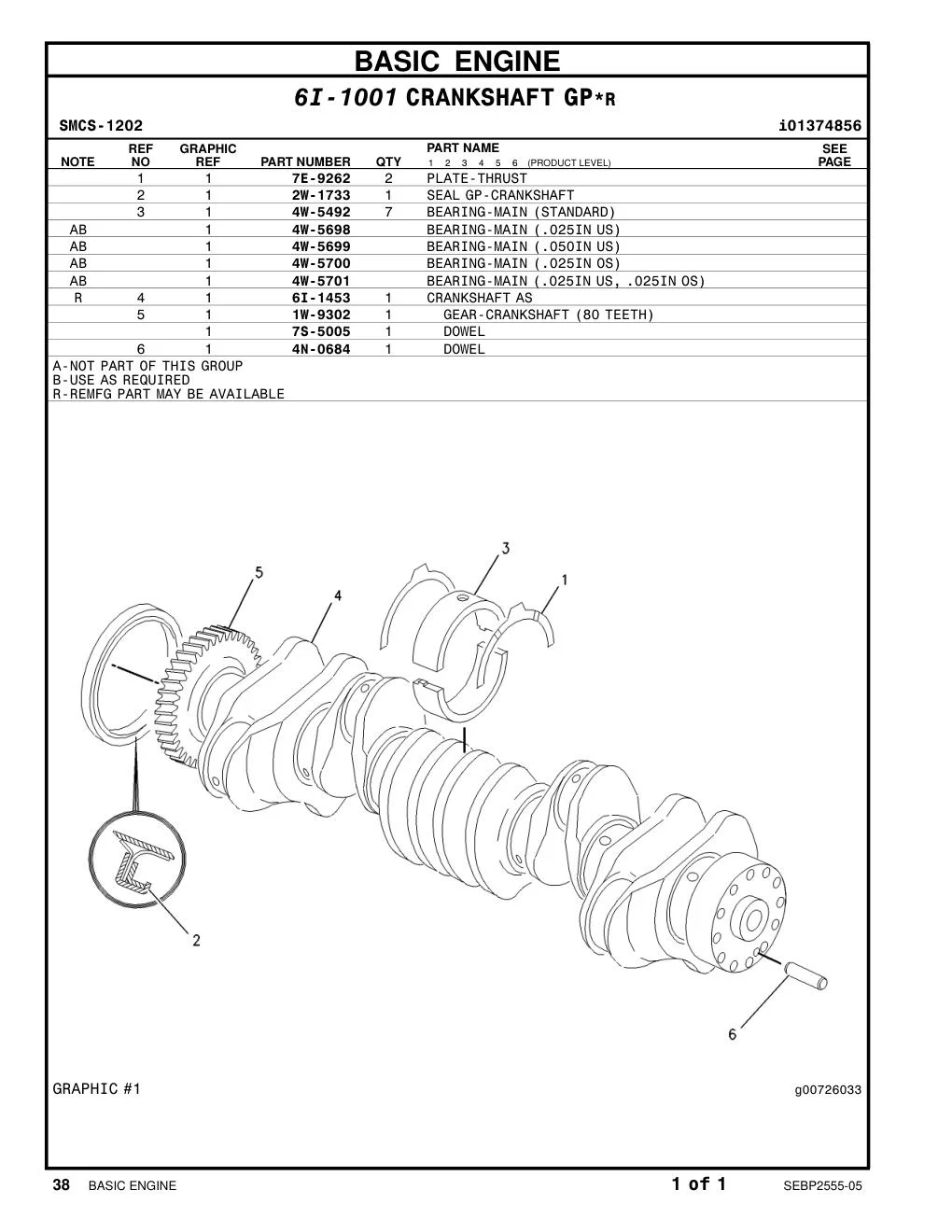 7E-9262 PLATE-THRUST CAT parts manual diagram