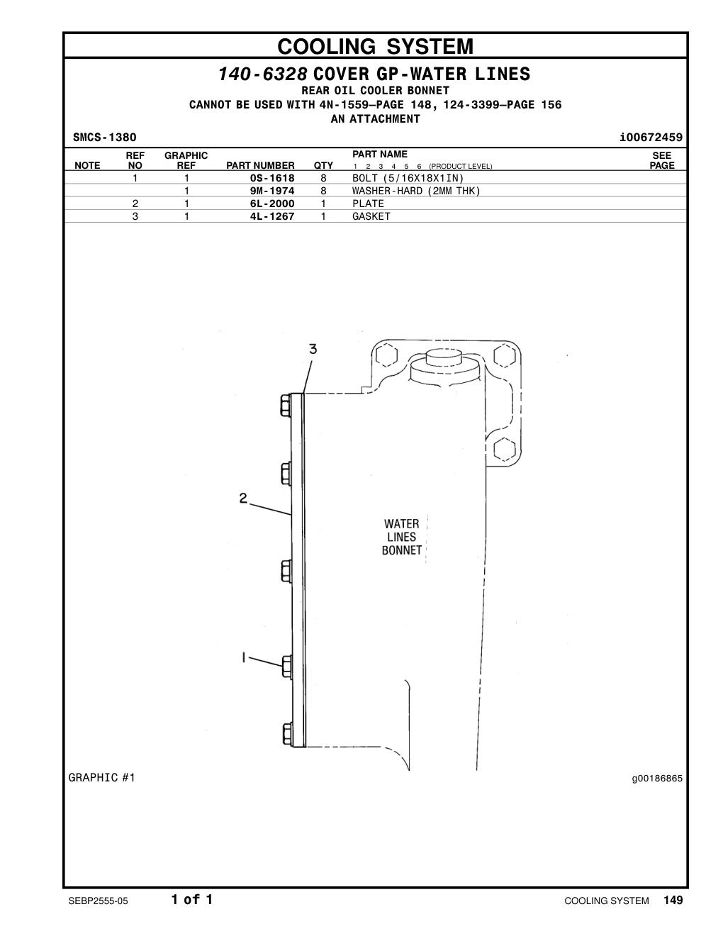 6L-2000 PLATE CAT parts manual diagram