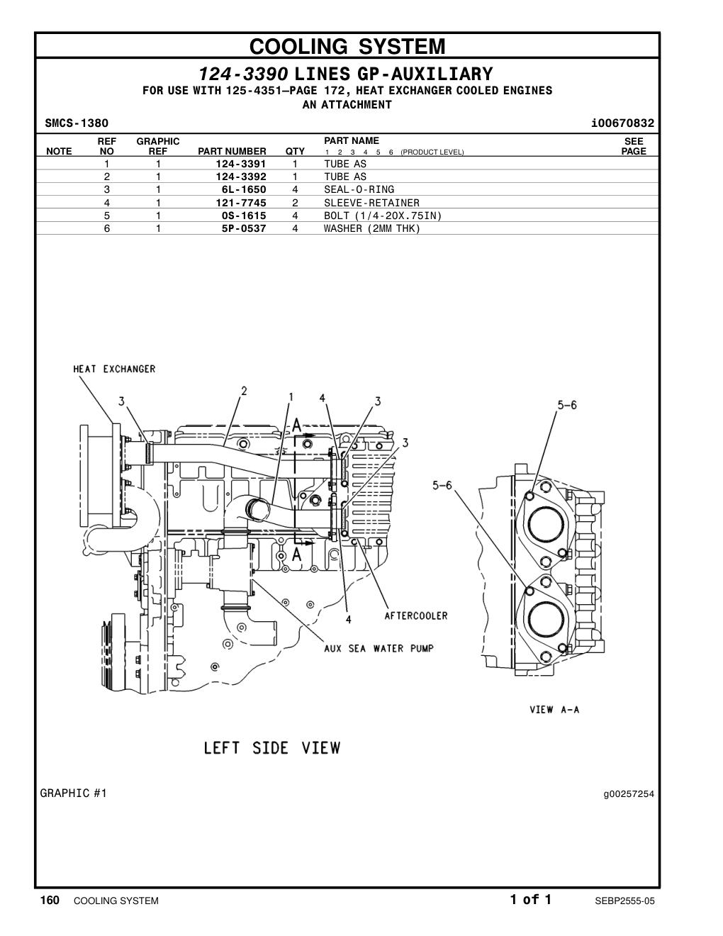 121-7745 SLEEVE-RETAINER CAT parts manual diagram
