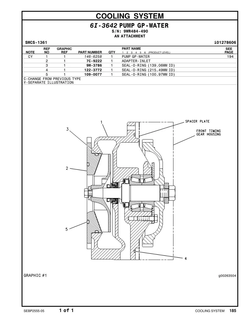 146-6258 - PUMP GP-WATER