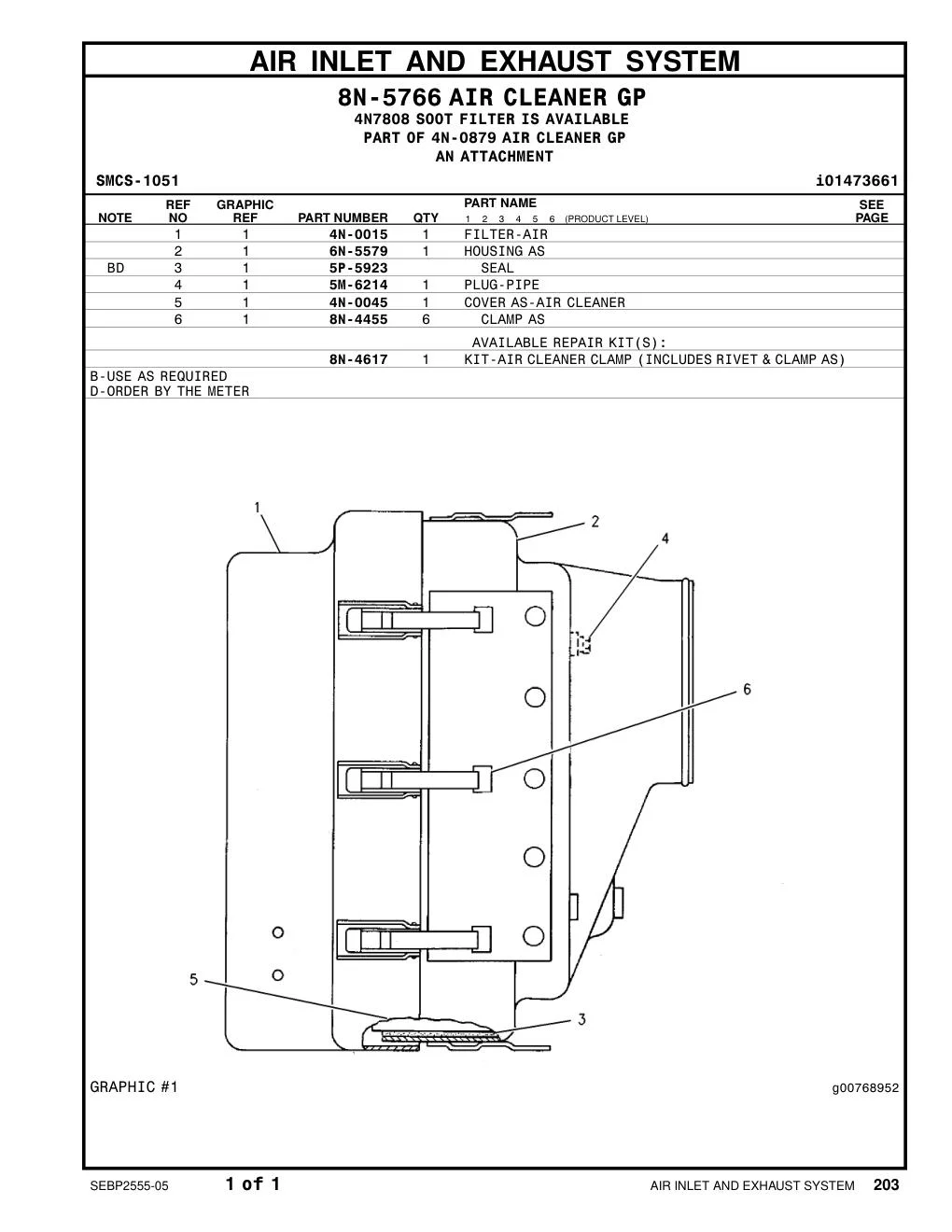8N-4617 - KIT-AIR CLEANER CLAMP (INCLUDES RIVET & CLAMP AS)