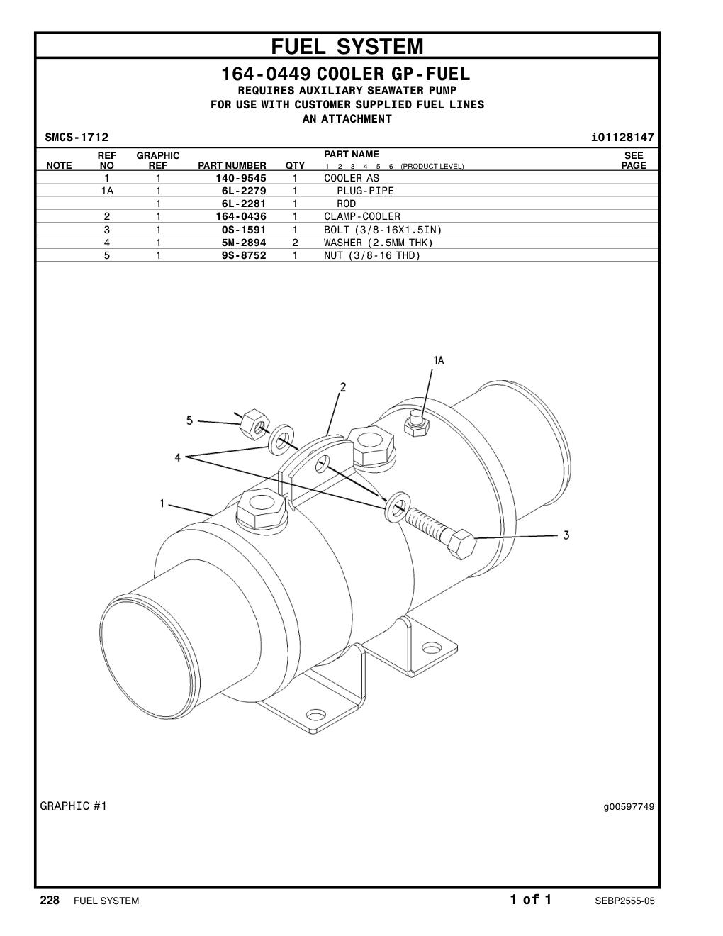 6L-2281 ROD CAT parts manual diagram