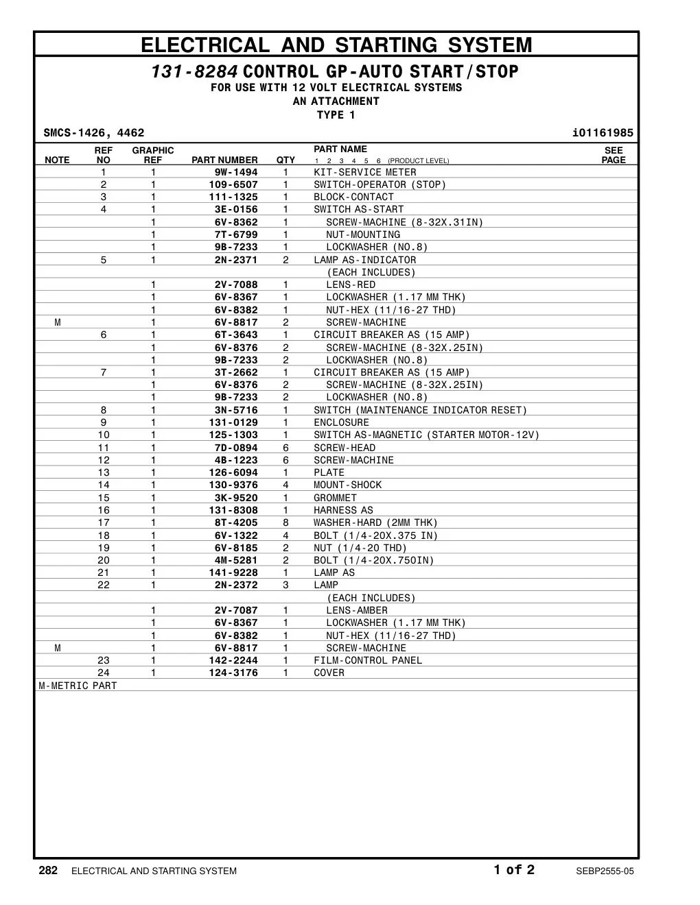 131-0129 ENCLOSURE CAT parts manual diagram