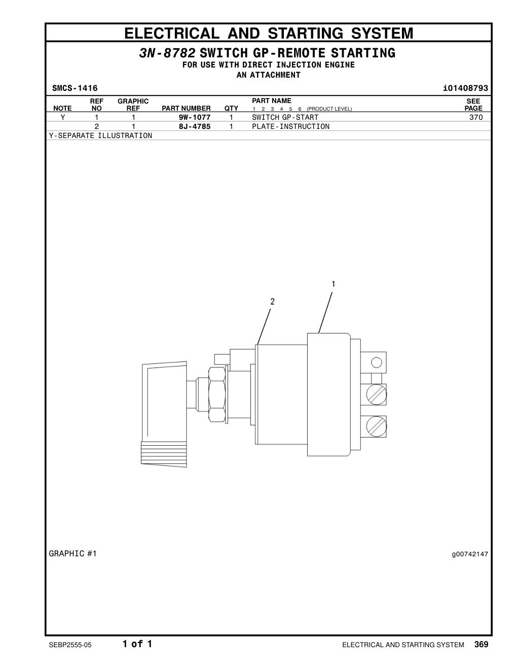 9W-1077 - SWITCH GP-START
