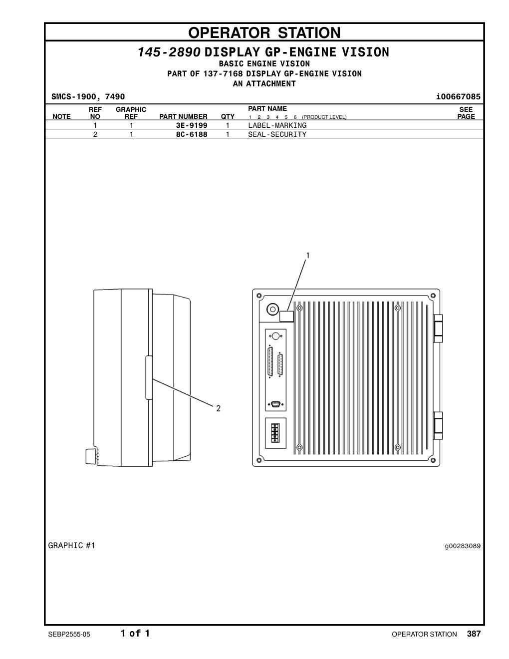 3E-9199 LABEL-MARKING CAT parts manual diagram