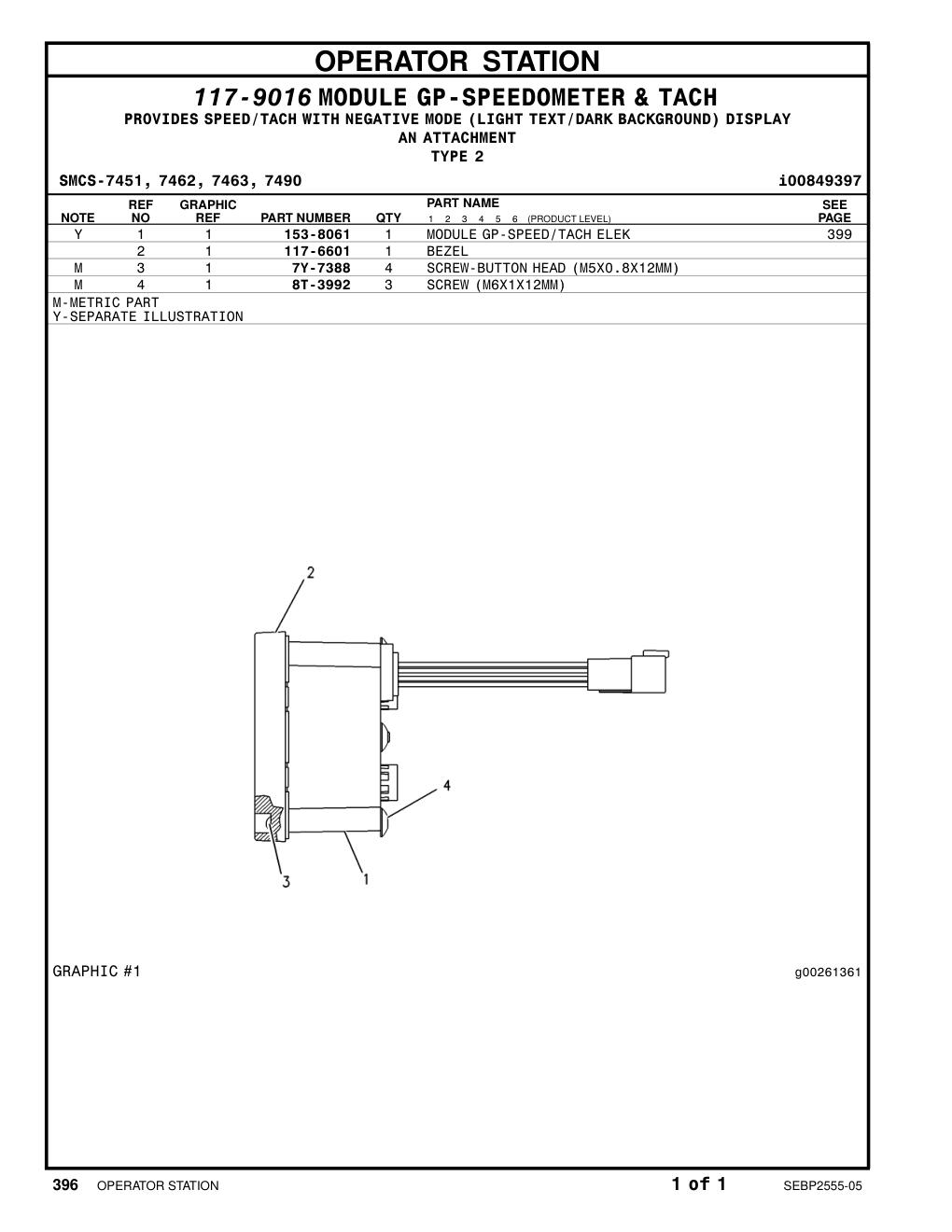 153-8061 - MODULE GP-SPEED/TACH ELEK