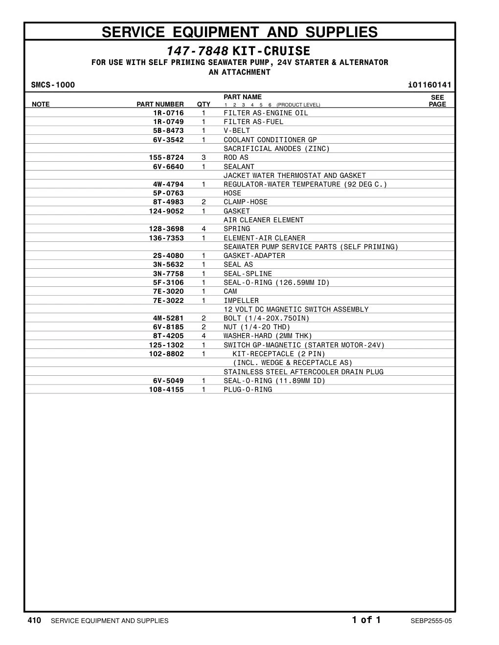 125-1302 - SWITCH GP-MAGNETIC (STARTER MOTOR-24V)