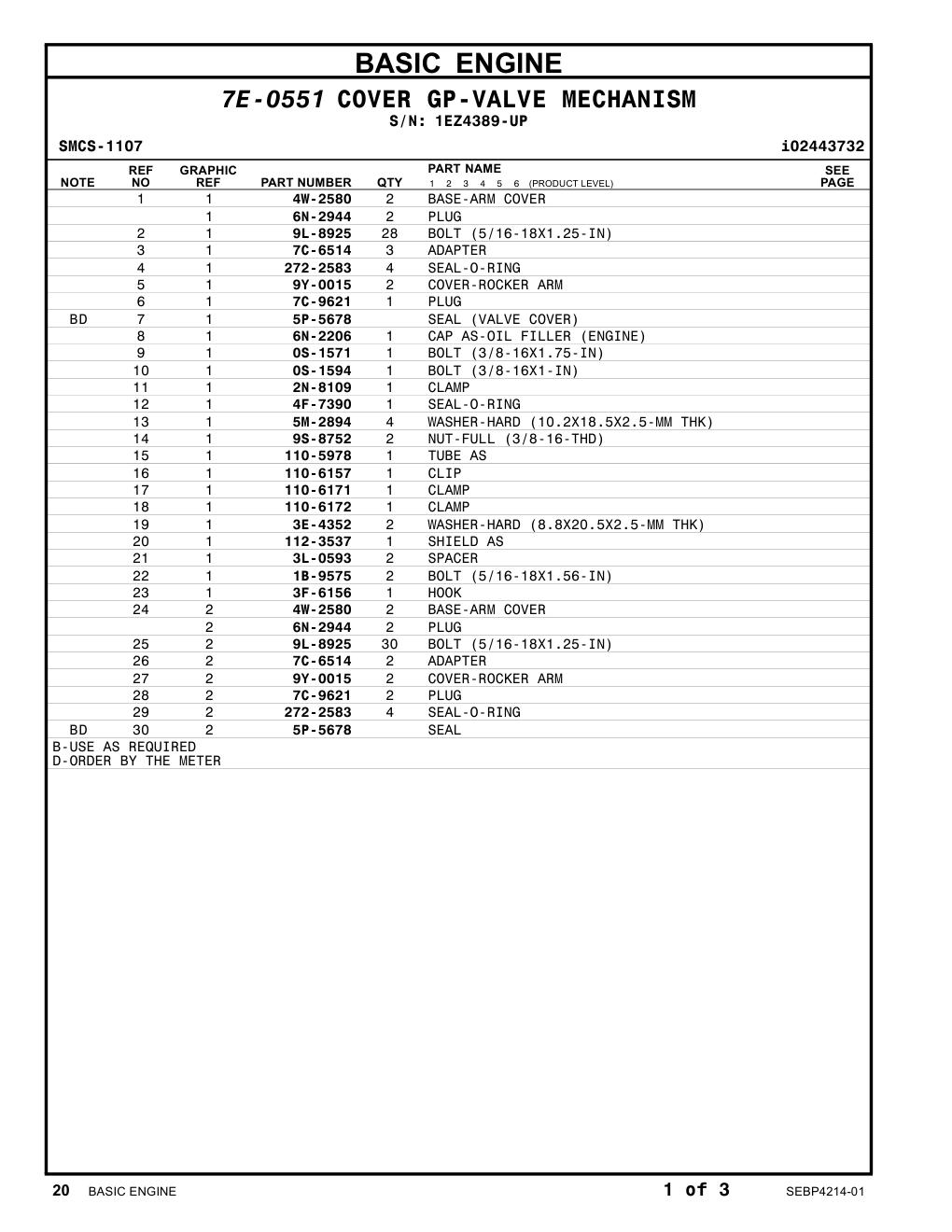 112-3537 SHIELD AS · S/N 1EZ4389-UP CAT parts manual diagram